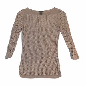 Ann Taylor Factory loose knit long sleeve top XXSP